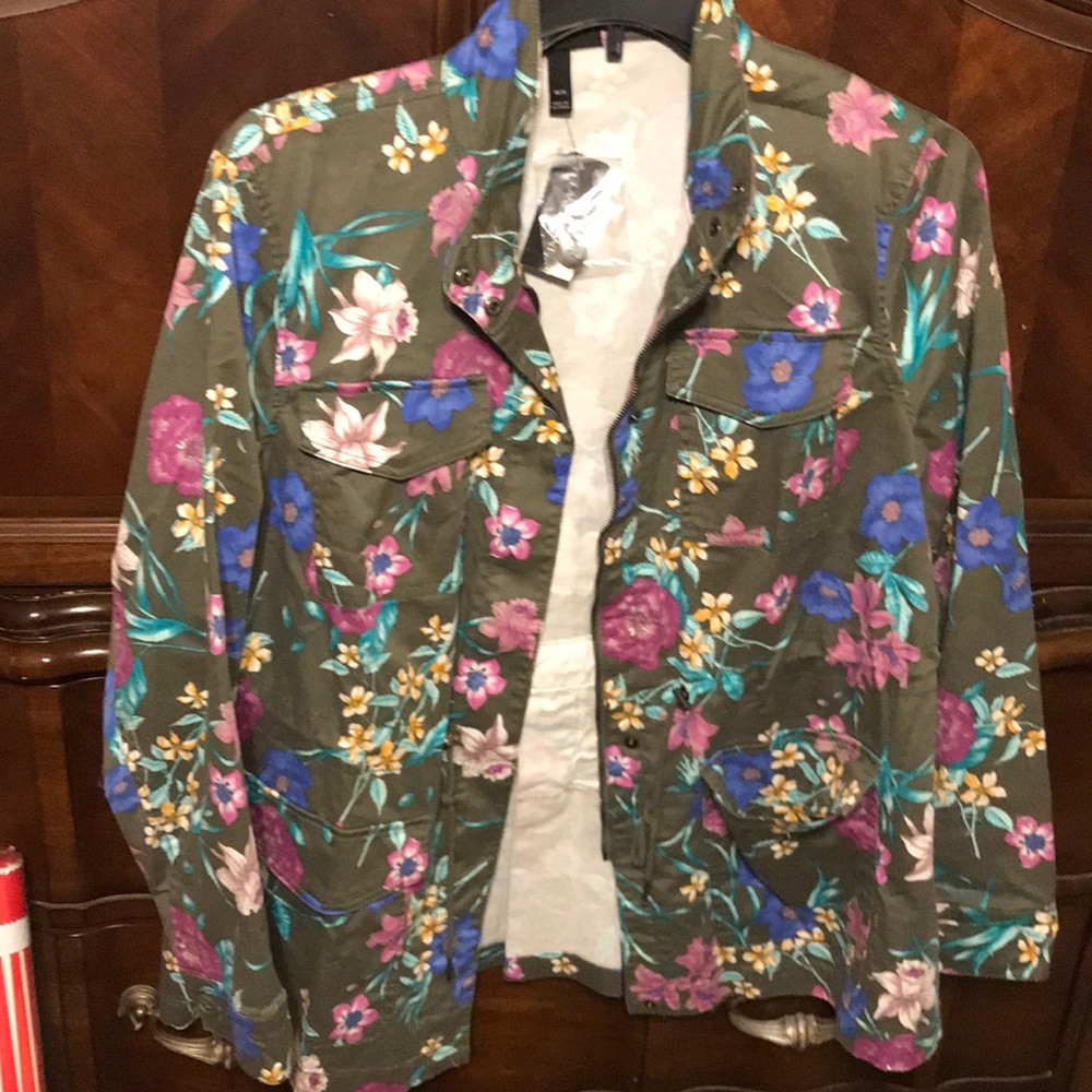 Lane Bryant floral jacket